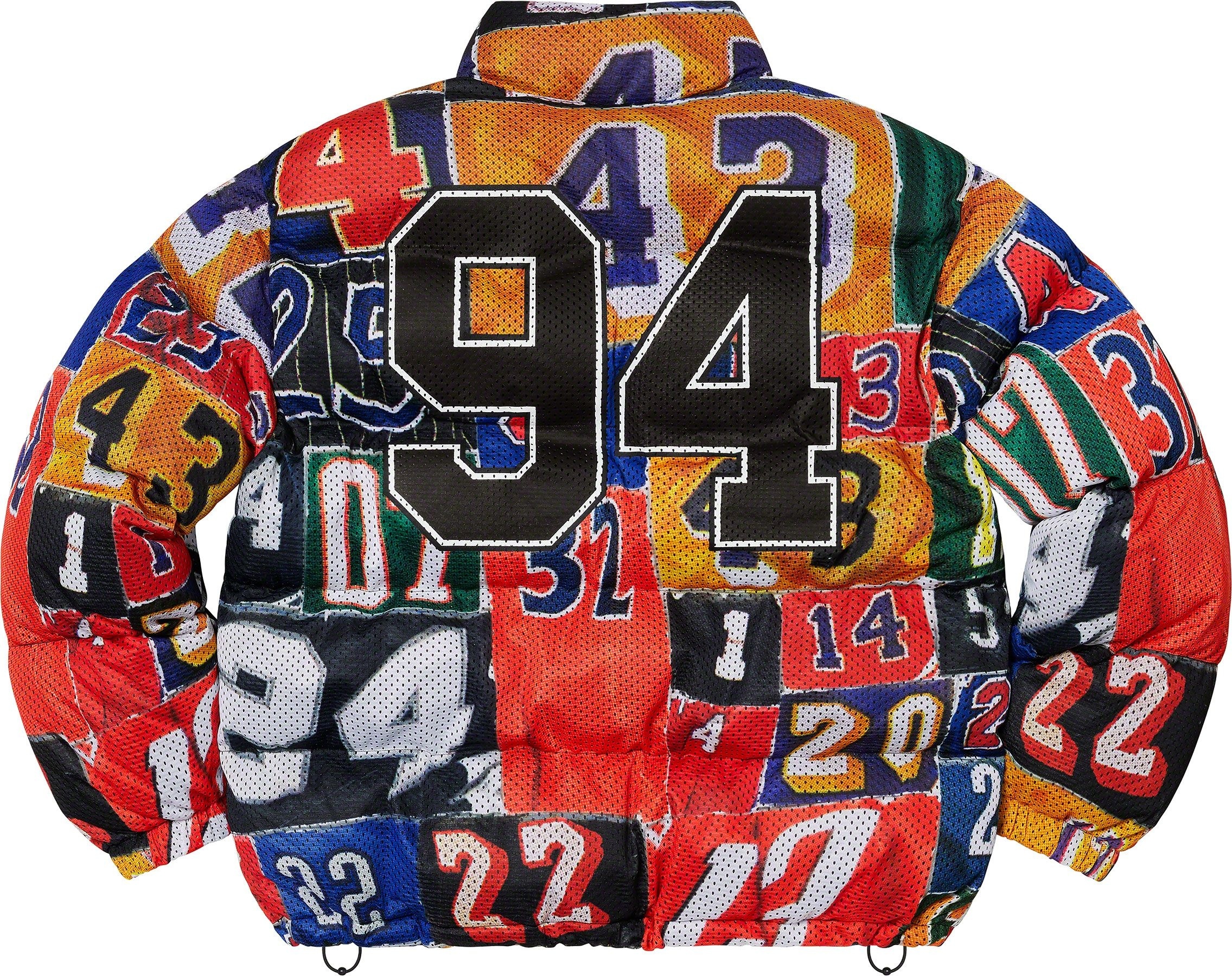 Mesh Jersey Puffer Jacket view 16